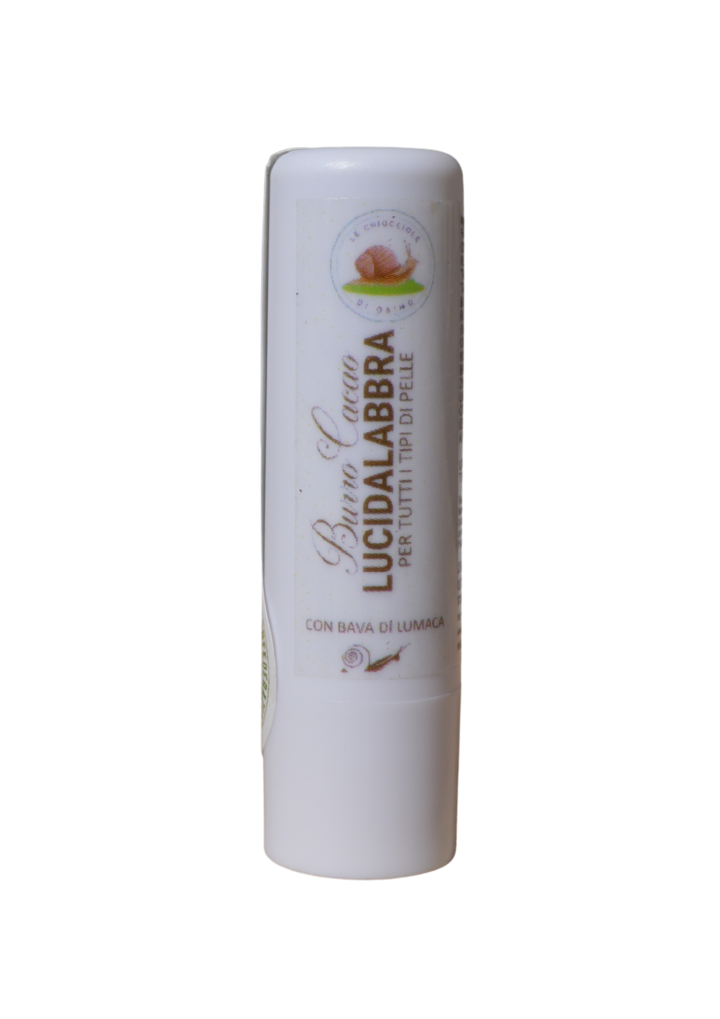 Burro cacao stick con bava di lumaca idratante per labbra sensibili