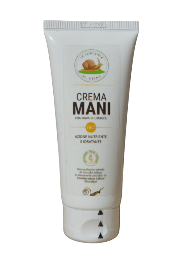 Crema mani con bava di lumaca idratante e depigmentante con filtri solari