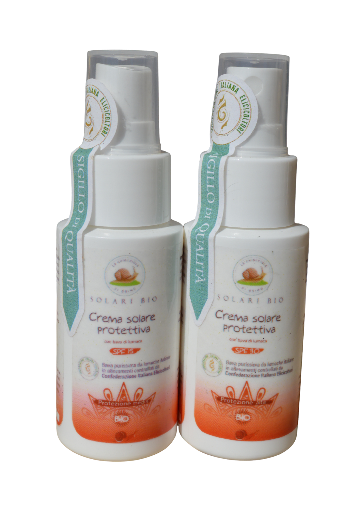 Crema solare spray BIO con bava di lumaca protezione UVA UVB