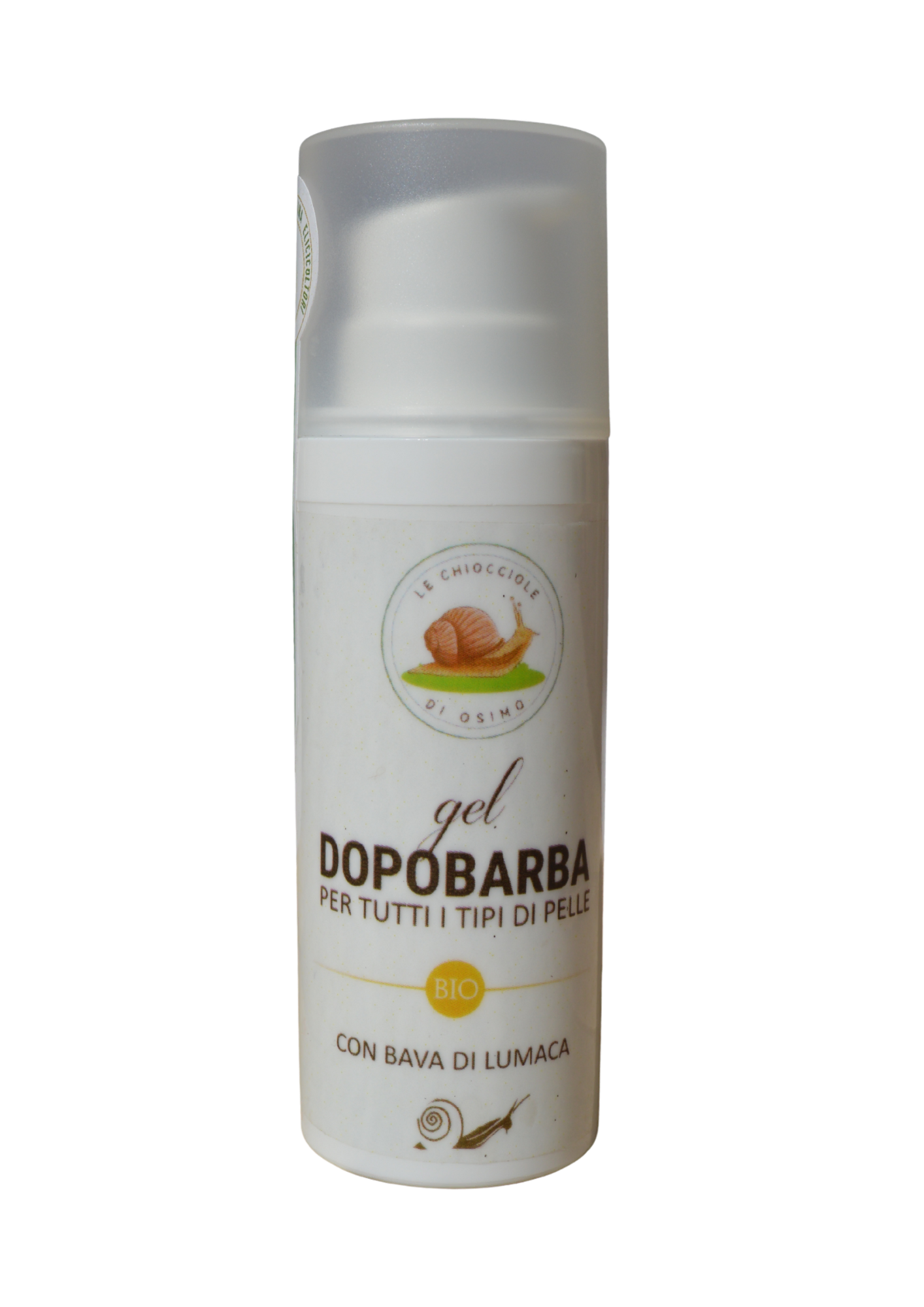 Gel dopo barba lenitivo con bava di lumaca, calendula, eucalipto e hammamelis
