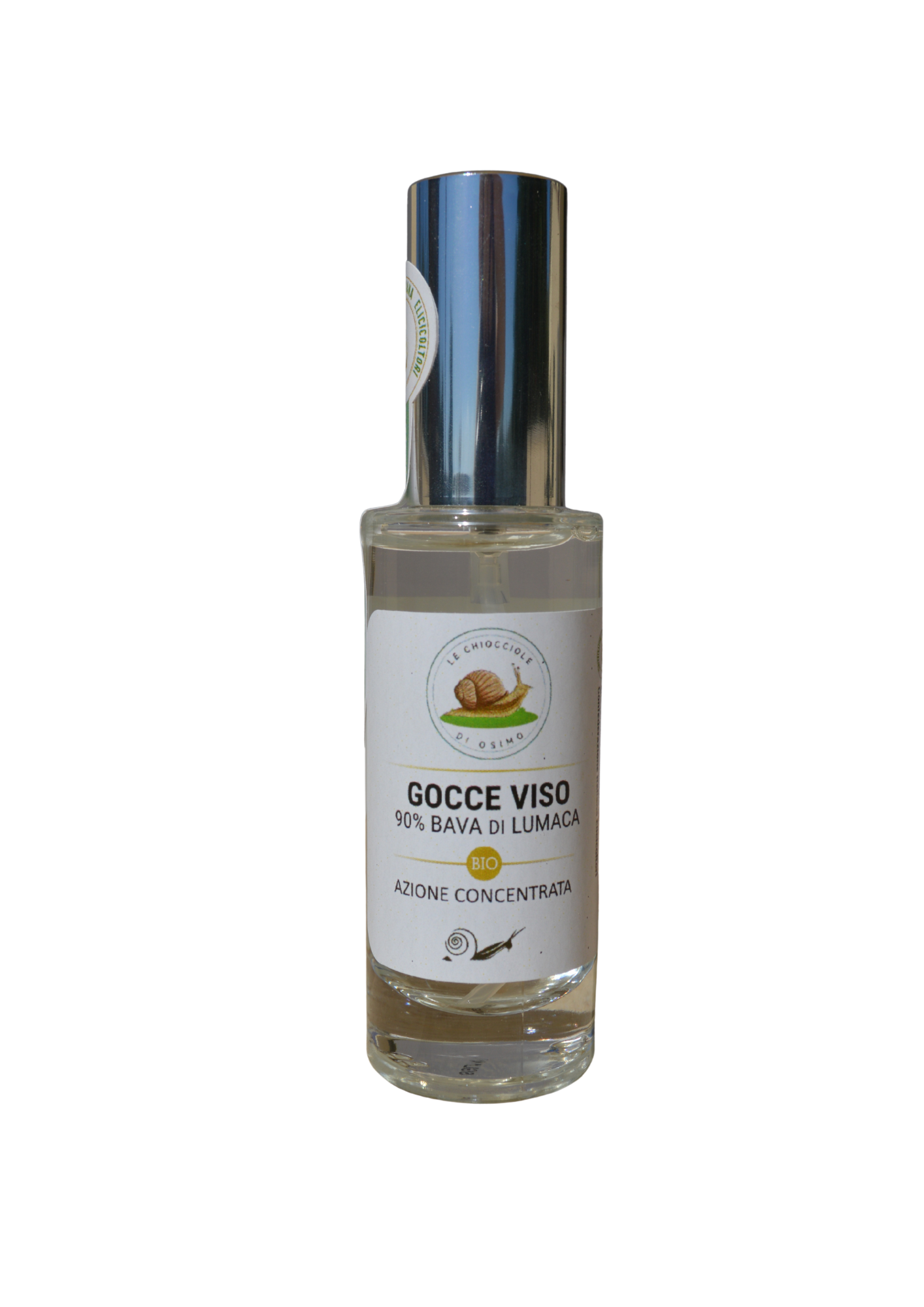 Gocce viso con bava di lumaca 90%, antiossidante e rigenerante per pelle elastica e anti-age