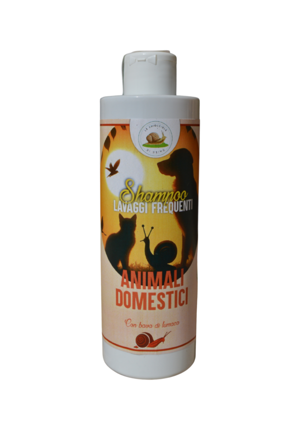 Shampoo per animali domestici con bava di lumaca illuminante e antibatterico