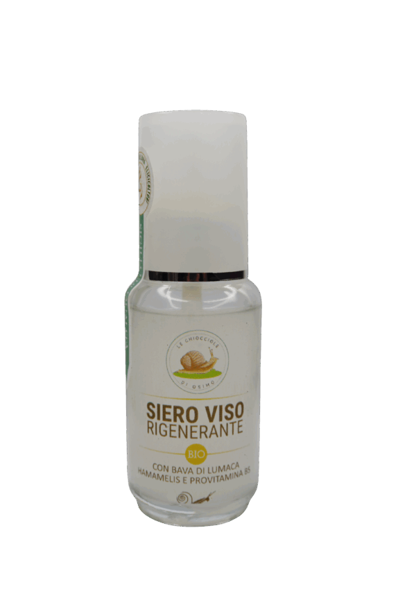 Siero viso gel antiage con bava di lumaca rivitalizzante e riepitelizzante per pelli mature
