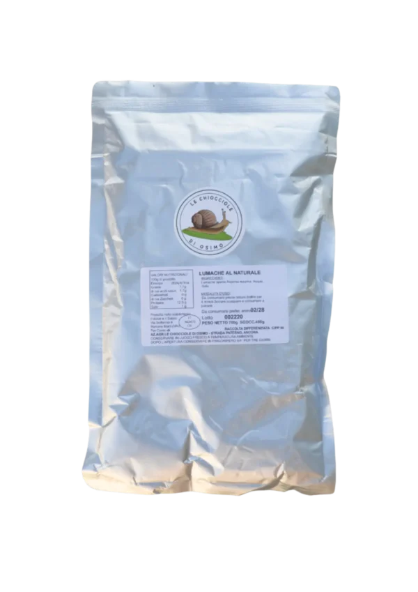 Lumache al naturale in busta - 700g