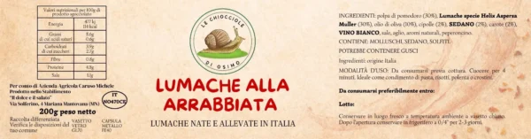 Lumache alla arrabbiata - 200g