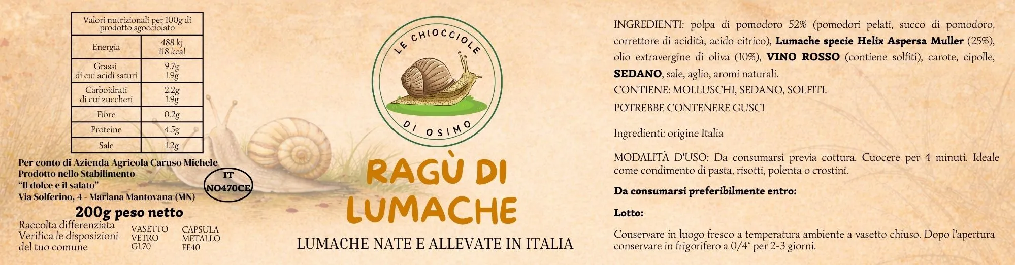 Ragù di lumache - 200g - immagine 2