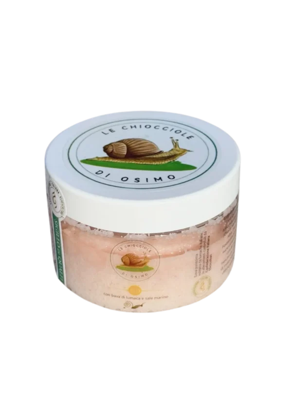Barattolo 250ml Scrub corpo a base di bava di lumaca