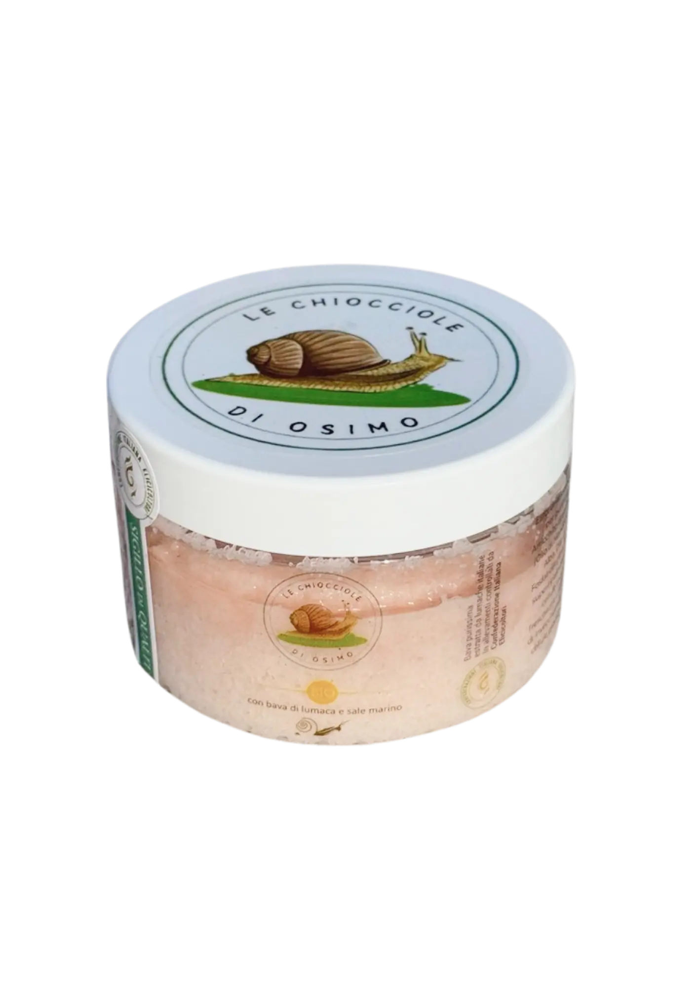 Barattolo 250ml Scrub corpo a base di bava di lumaca